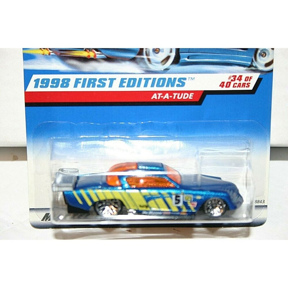 Hot Wheels 1998 First Editions At-A-Tude # 667 blue - Picture 2 of 4